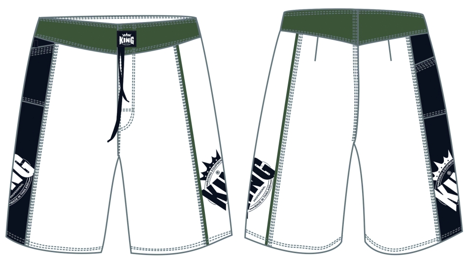 King MMA short (wit) King MMA short (wit)