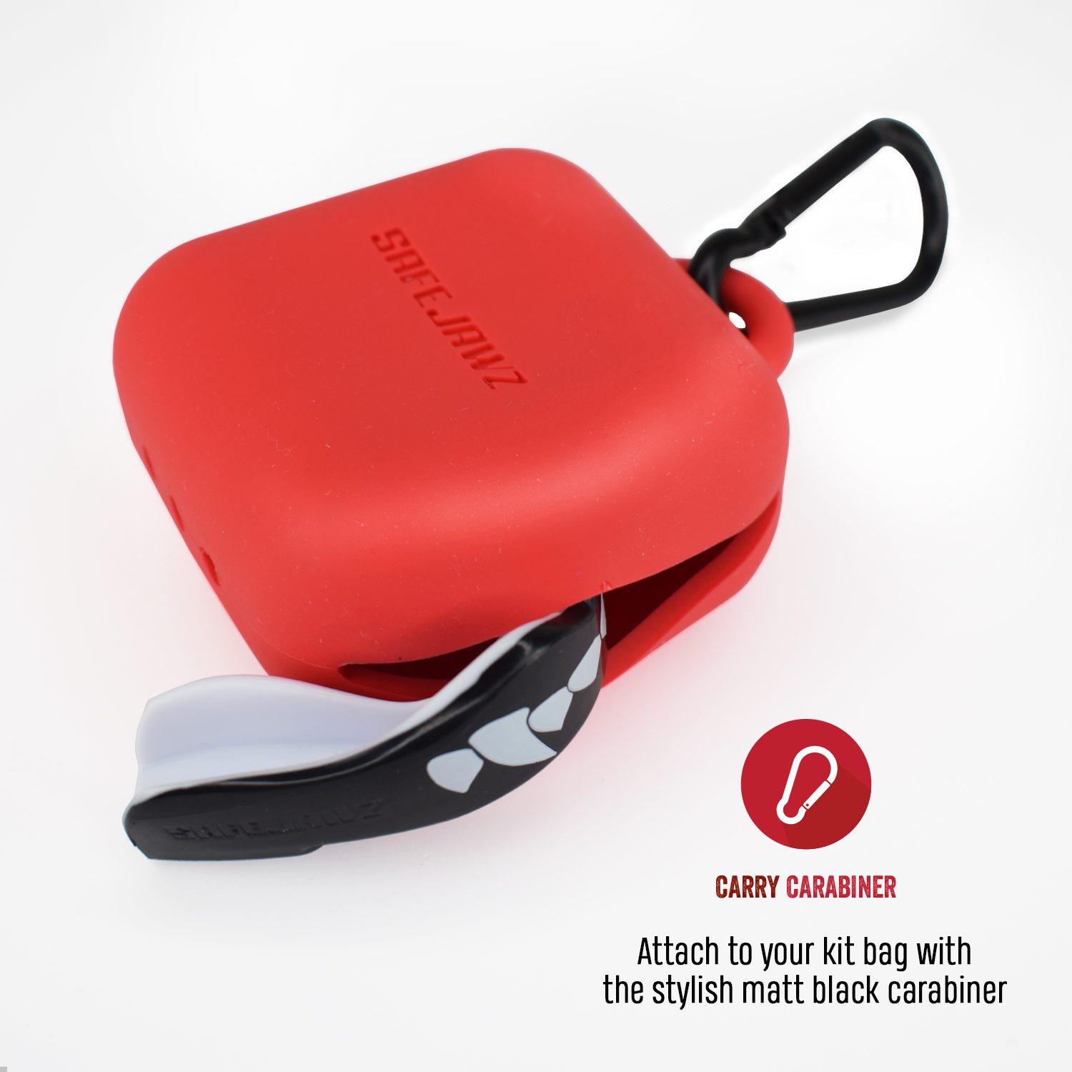 SAFEJAWZ Mondbeschermer Case Silicone (SAFEJAWZ MOUTHGUARD SPRAY) SAFEJAWZ Mondbeschermer Case Silicone (SAFEJAWZ MOUTHGUARD SPRAY)