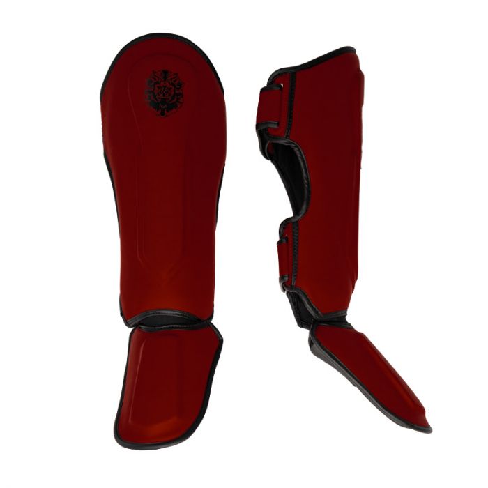 Leo Pattaya Shin Instep mat red Leo Pattaya Shin Instep mat red