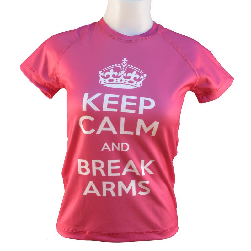 Victory Sports T-shirt Keep Calm And Break Arms Victory Sports T-shirt Keep Calm And Break Arms