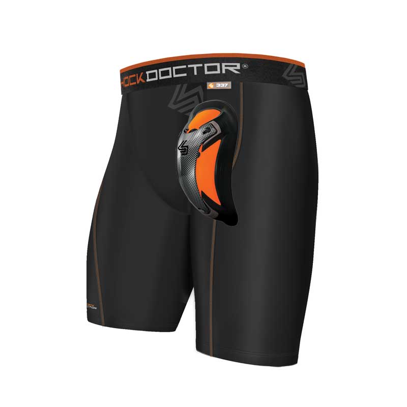 Shock Doctor Compression Short Met Ultra Carbon Flex Cup Kruisbeschermer Shock Doctor Compression Short Met Ultra Carbon Flex Cup Kruisbeschermer