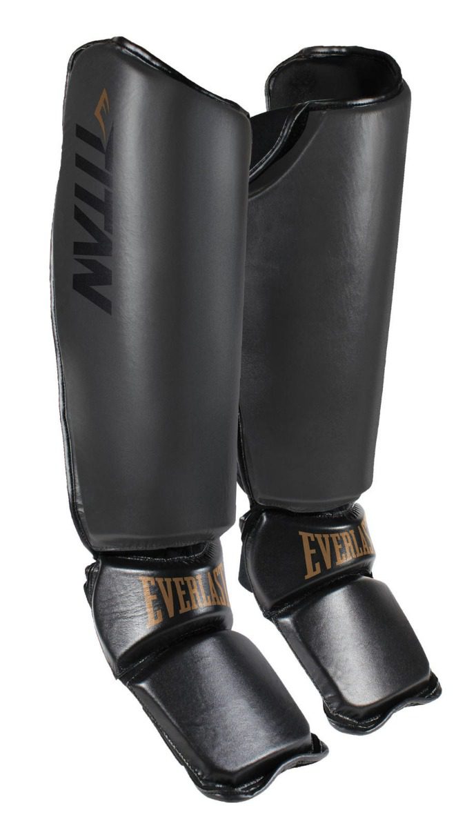 Everlast Titan Pro Instep Shin Guards (Zwart) Everlast Titan Pro Instep Shin Guards (Zwart)
