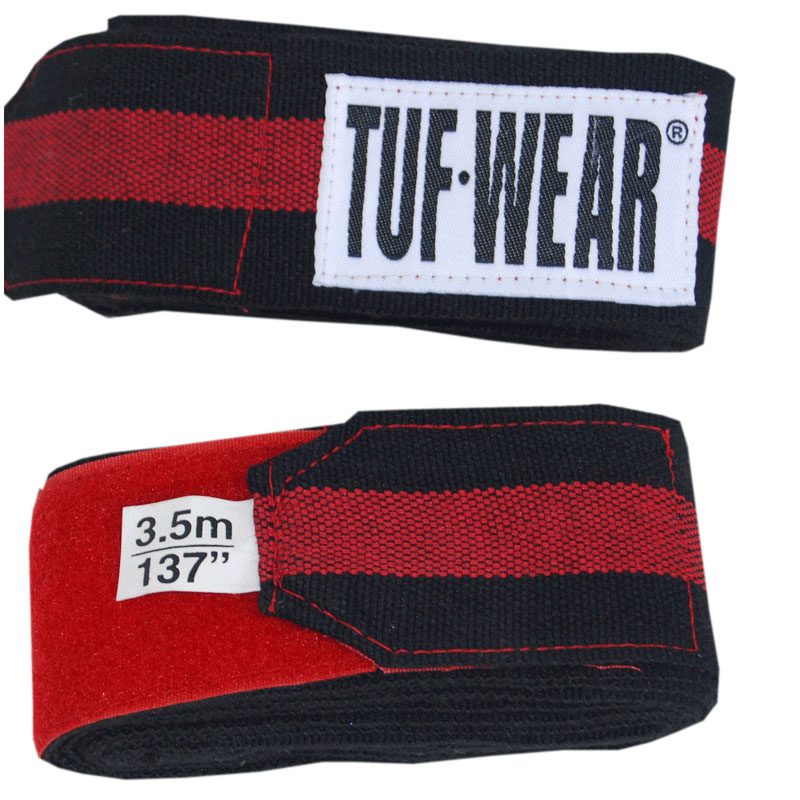TUF Wear Bandage (Rood / Zwart) TUF Wear Bandage (Rood / Zwart)
