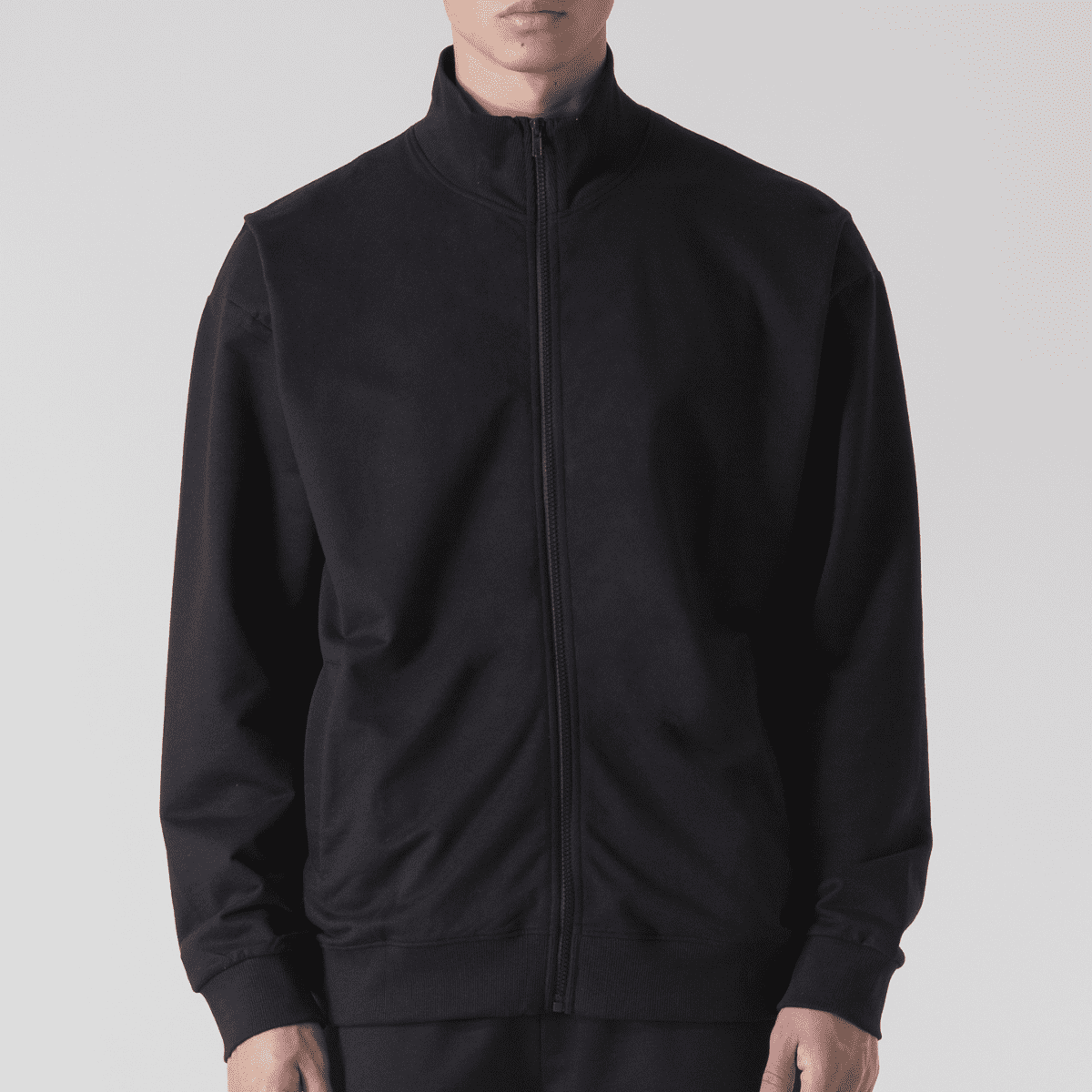 Everlast Zipped Sweater Back Square Logo Zwart L (Zwart) Everlast Zipped Sweater Back Square Logo Zwart L (Zwart)