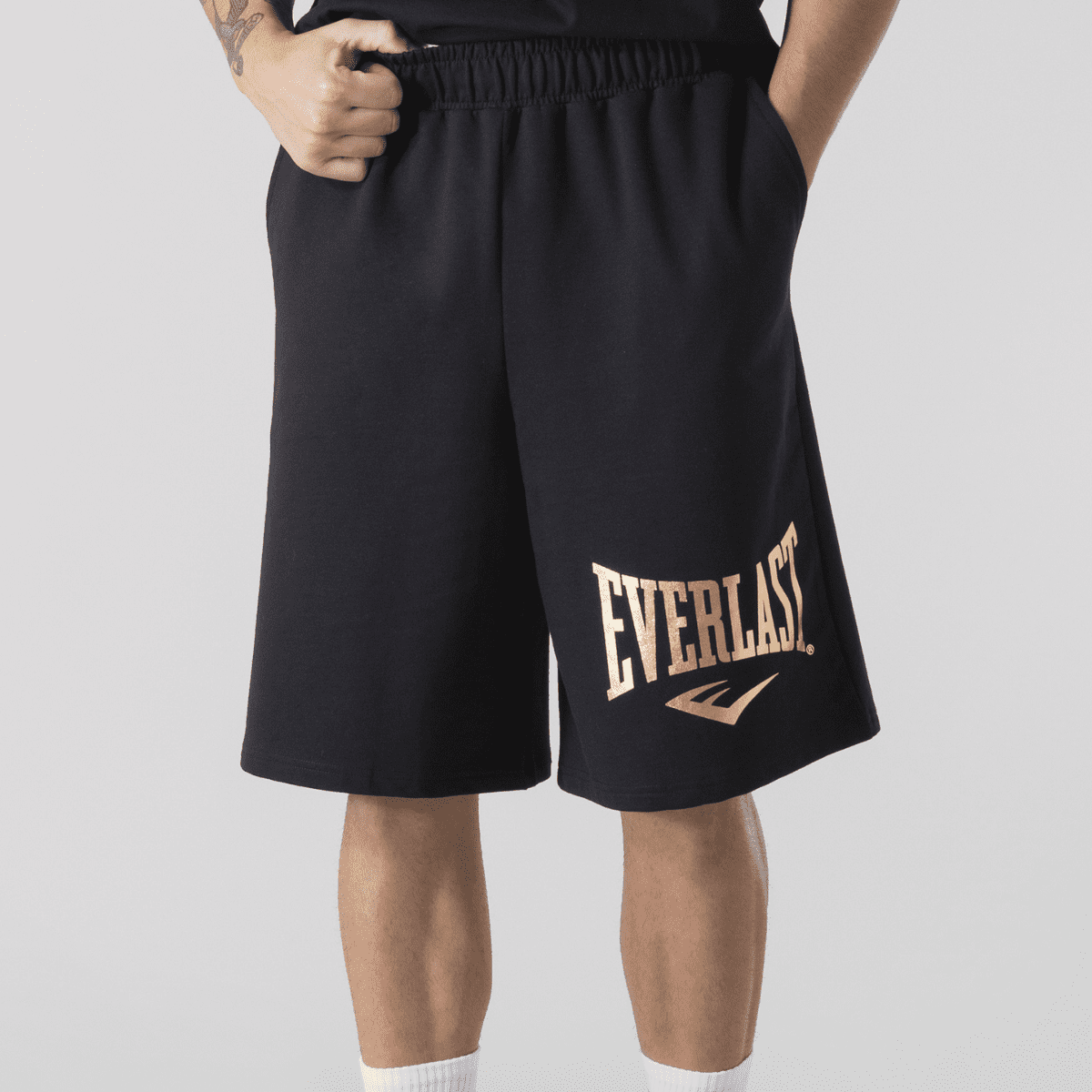 Everlast Logo Shorts Metallic Goud XL (Goud)