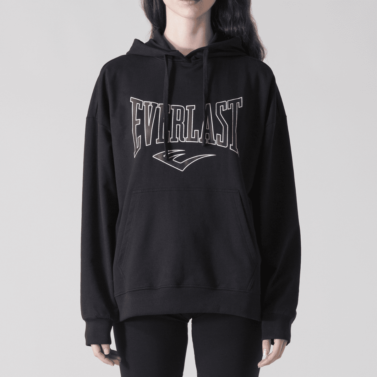Everlast Hoodie Logo Zwart L (Zwart) Everlast Hoodie Logo Zwart L (Zwart)