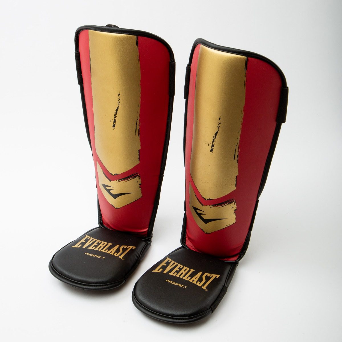 Everlast Prospect Youth Shin Guards (Rood/Goud) Everlast Prospect Youth Shin Guards (Rood/Goud)