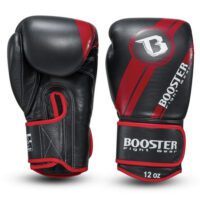 Booster V3 Kickbokshandschoenen Zwart Rood (BGL 1 V3 BLACK RED FOIL)