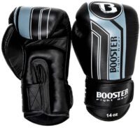 Booster V9 Kickbokshandschoenen Zwart-Grijs (BGL V9 BLACK GREY)