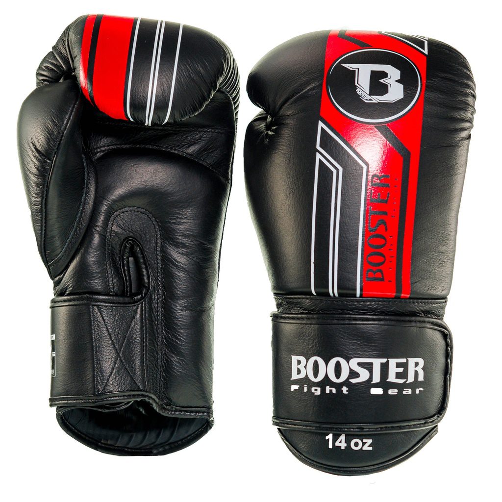 Booster V9 Kickbokshandschoenen Zwart Rood (BGL V9 BLACK RED) Booster V9 Kickbokshandschoenen Zwart Rood (BGL V9 BLACK RED)