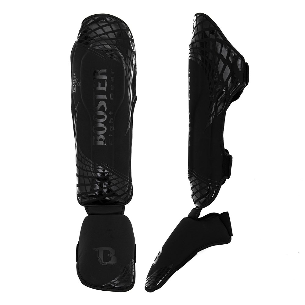 Booster Kickboks Scheenbeschermers Cube Series (BOOSTER CUBE SHINGUARD BLACK) Booster Kickboks Scheenbeschermers Cube Series (BOOSTER CUBE SHINGUARD BLACK)