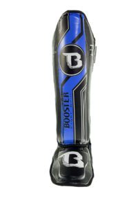 Booster V9 Scheenbeschermers Kickboksen Blauw (BSG V9 BLACK BLUE)
