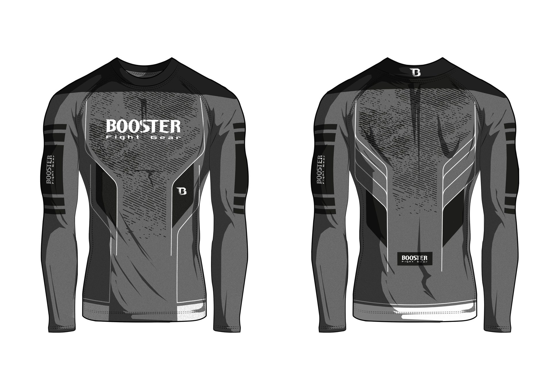 Booster Delta Rashguard voor Combat Sports (DELTA 4 RG) Booster Delta Rashguard voor Combat Sports (DELTA 4 RG)