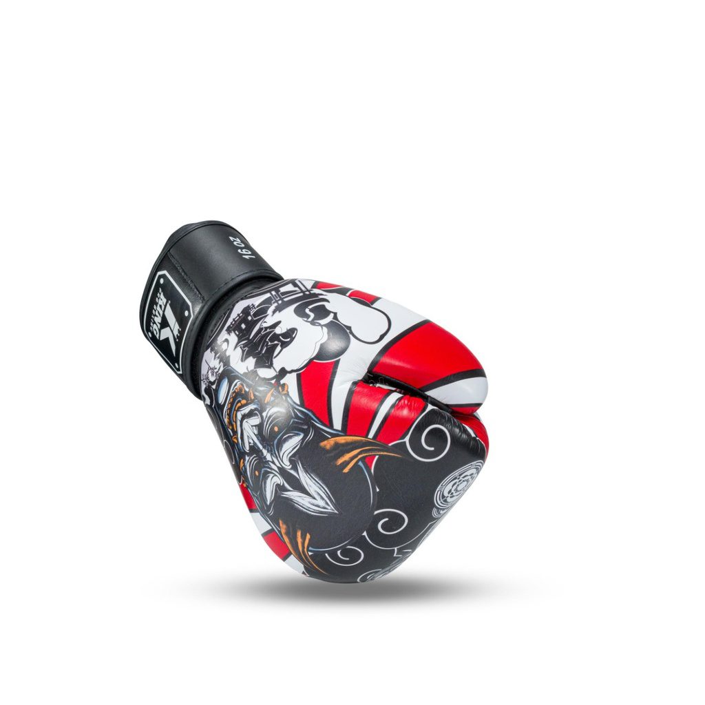 KING Pro Boxing Hannya Bokshandschoenen (KPB-BG-HANYA-RD) KING Pro Boxing Hannya Bokshandschoenen (KPB-BG-HANYA-RD)