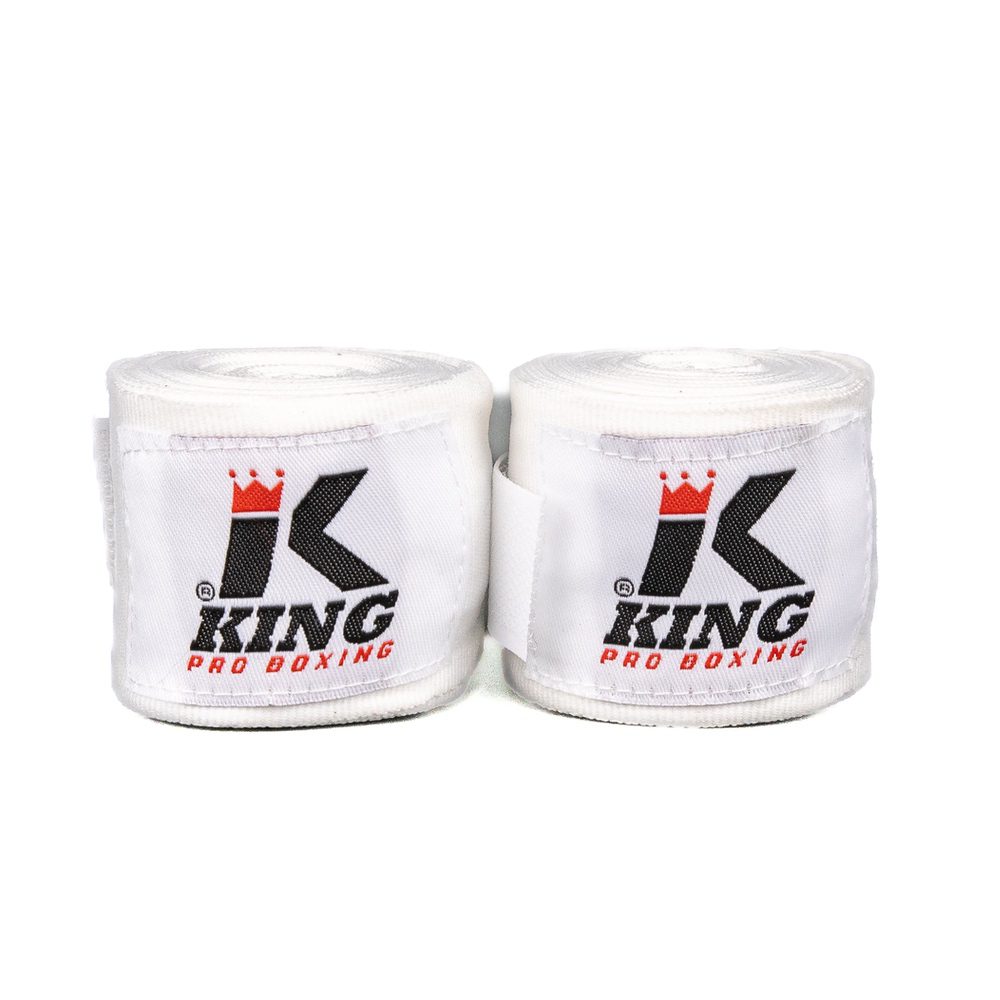 King Pro Boxing Handwraps Wit 460 cm (KPB BPC WHITE) King Pro Boxing Handwraps Wit 460 cm (KPB BPC WHITE)