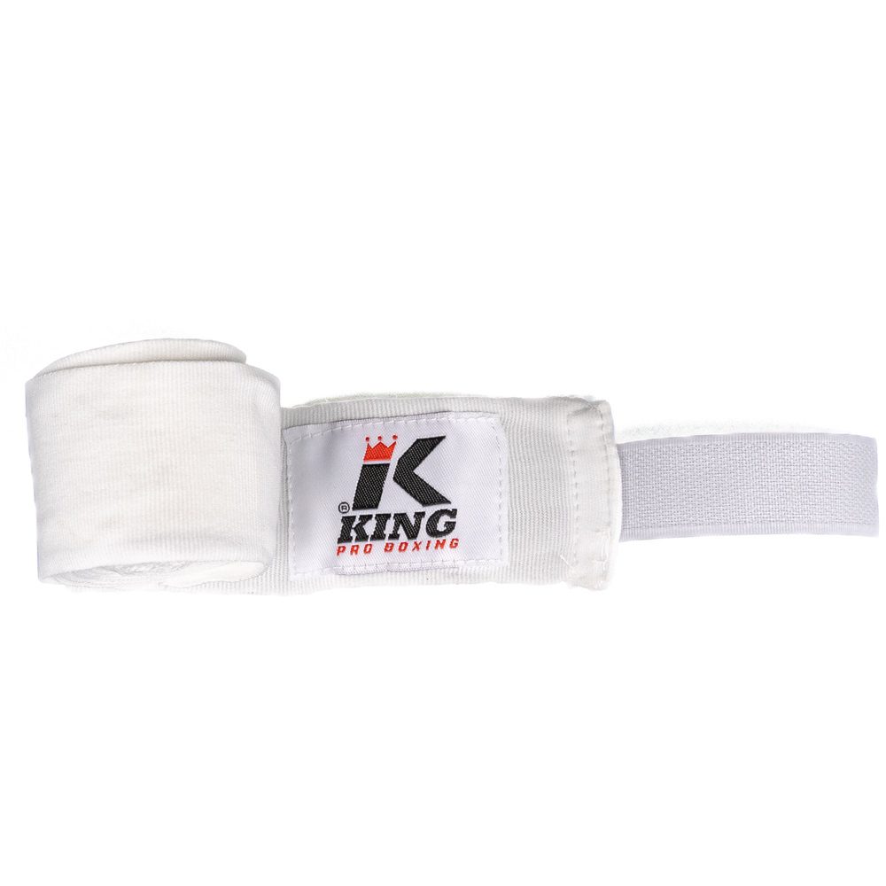 King Pro Boxing Handwraps Wit 460 cm (KPB BPC WHITE) King Pro Boxing Handwraps Wit 460 cm (KPB BPC WHITE)
