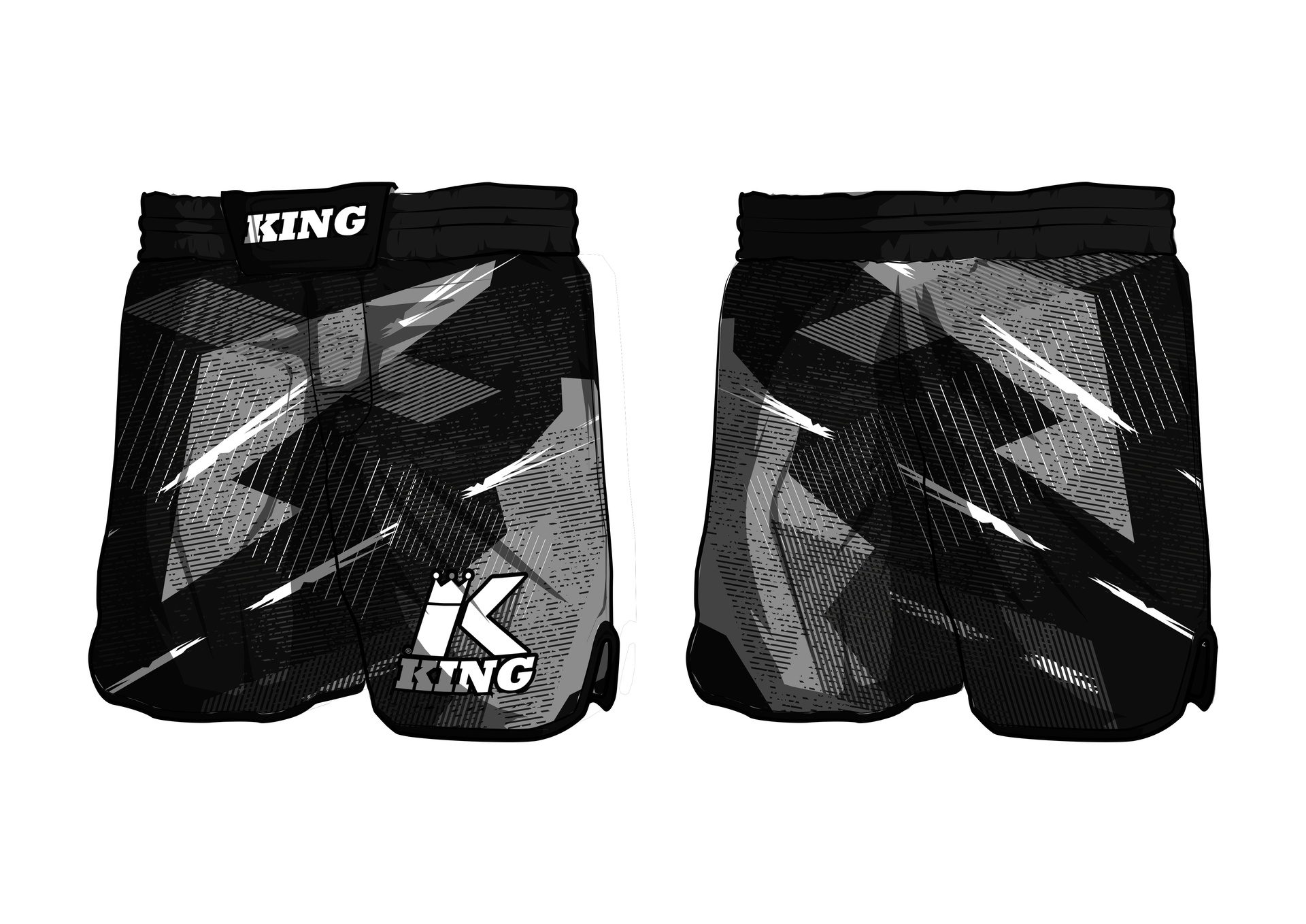 King Pro Boxing Kickboksbroekje Shadow 1 (KPB SHADOW 1)
