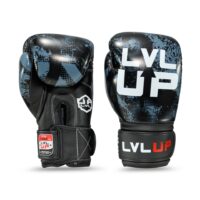 LVLUP Kickbokshandschoenen Zwart Grijs (LVL-UP-BG-STADIUM-1)
