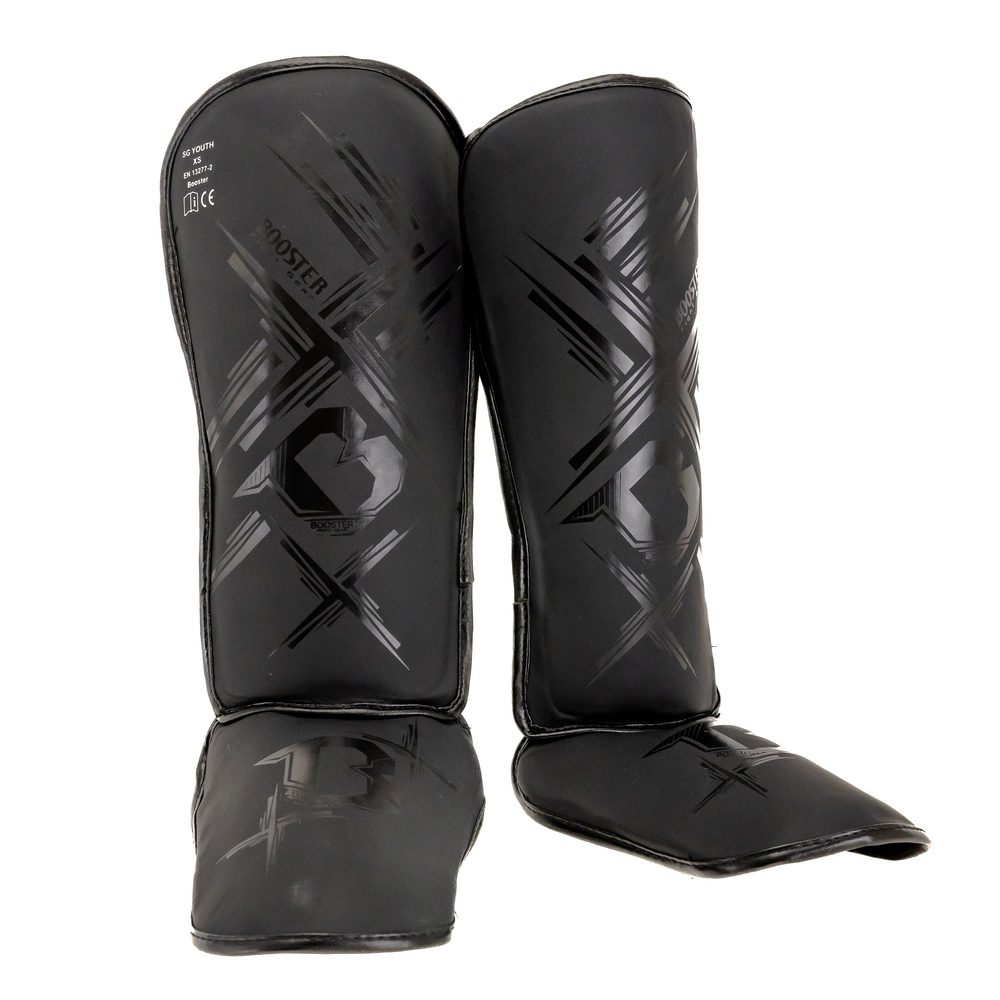 Booster Kids Alpha Scheenbeschermers Zwart (SG ALPHA BLACK) Booster Kids Alpha Scheenbeschermers Zwart (SG ALPHA BLACK)