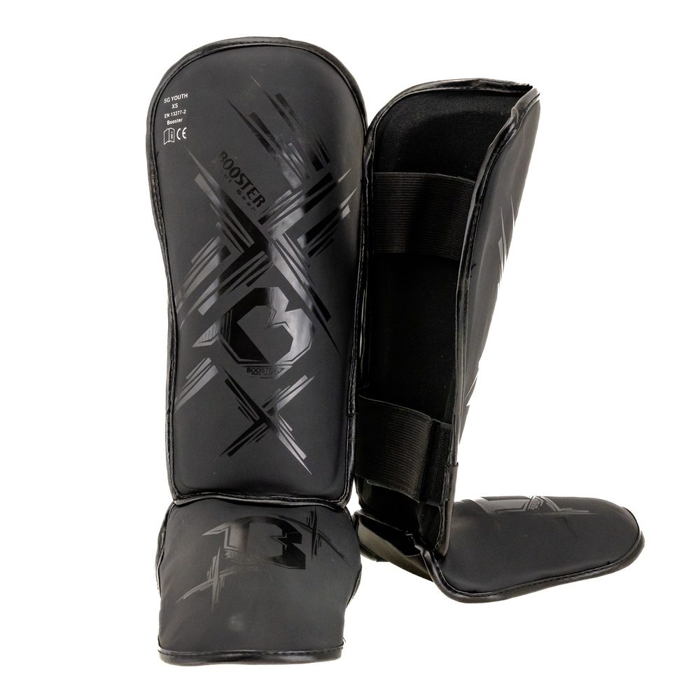 Booster Kids Alpha Scheenbeschermers Zwart (SG ALPHA BLACK)