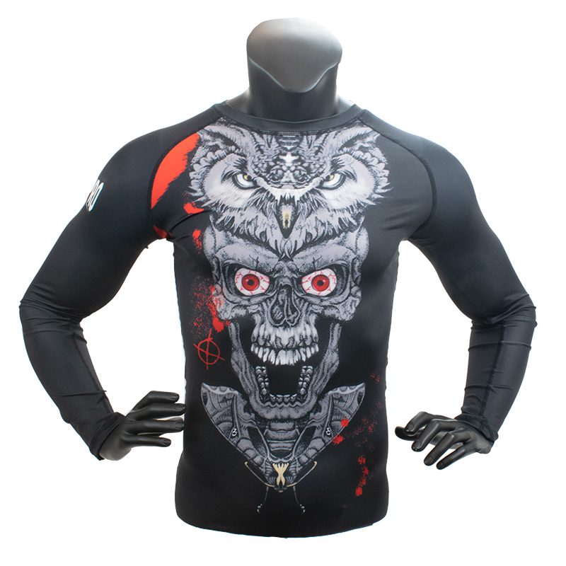Super Pro Combat Gear Rashguard Longsleeve Skull Super Pro Combat Gear Rashguard Longsleeve Skull
