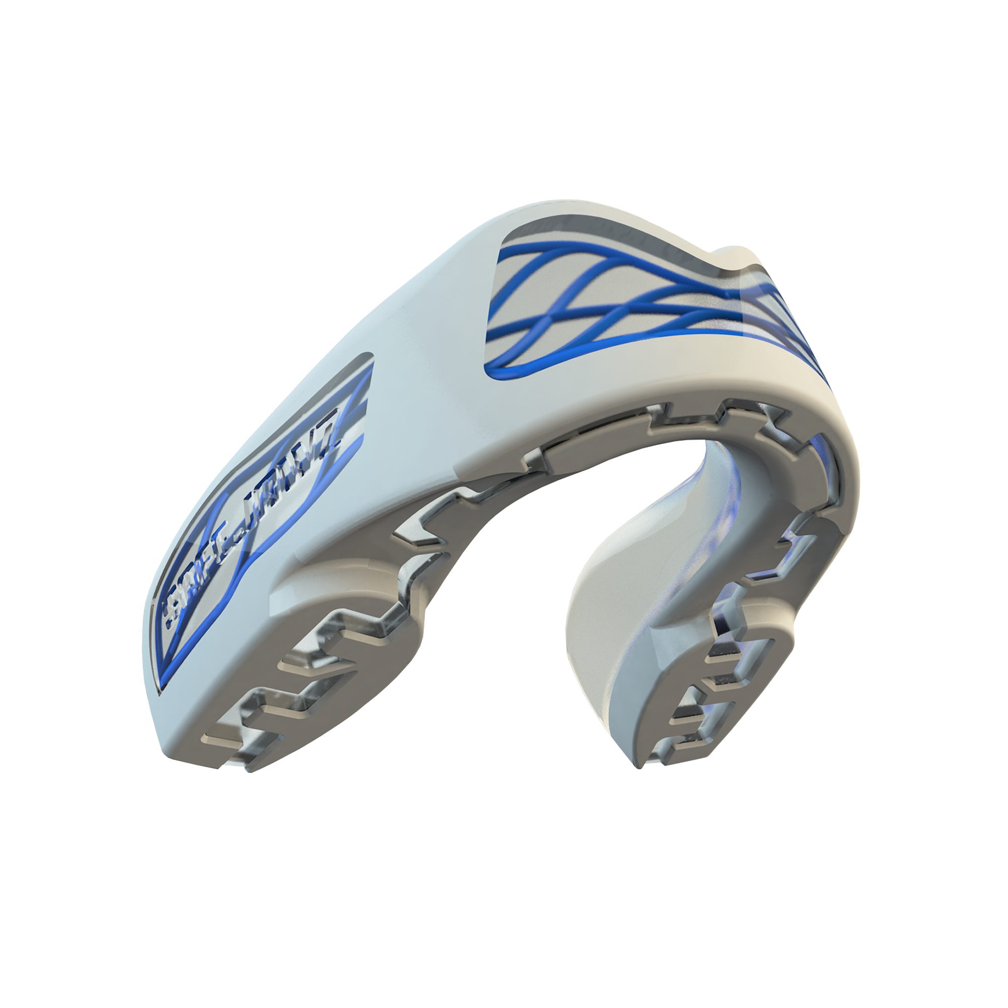 Safejawz Gebitsbeschermer Nitro Series Wit/Blauw – Senior Safejawz Gebitsbeschermer Nitro Series Wit/Blauw – Senior