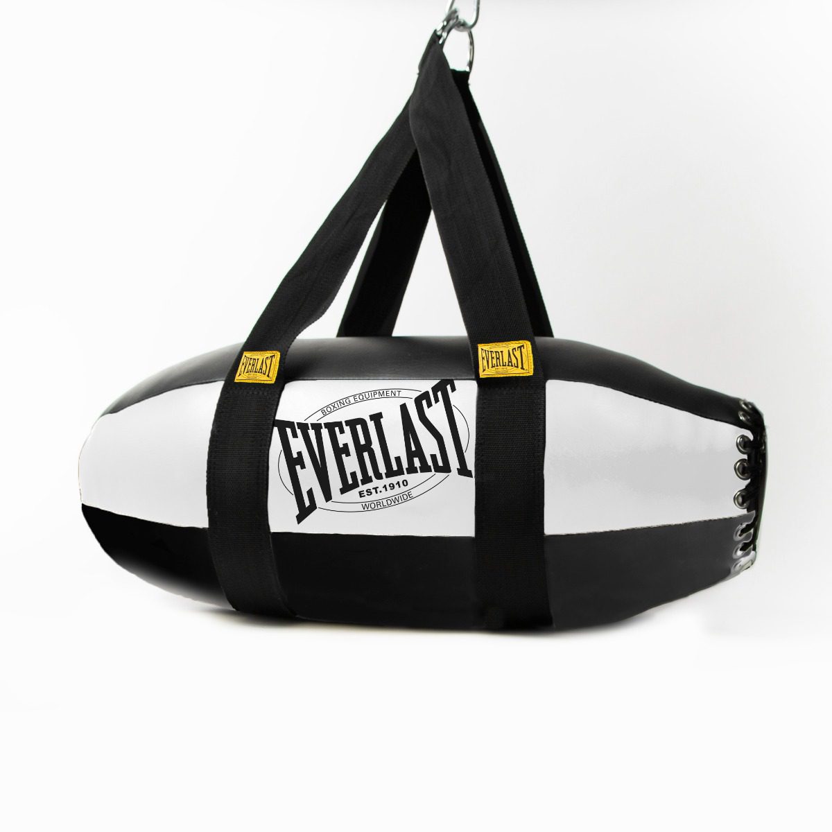 Everlast 1910 Torpedo Bag (Black/White) 74X30Cm Everlast 1910 Torpedo Bag (Black/White) 74X30Cm
