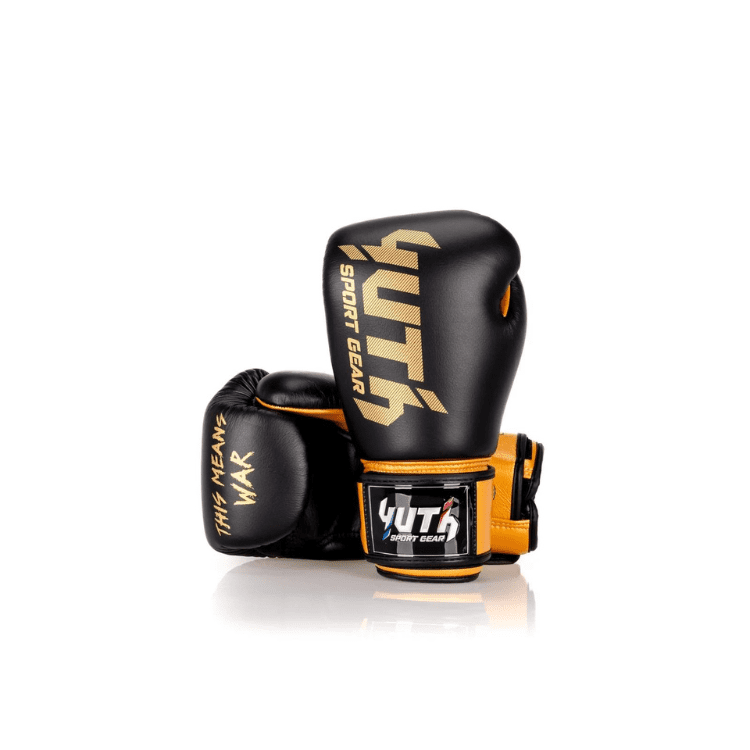 Yuth Boxing Glove Gold Line Black/Gold 16 oz