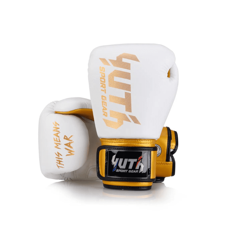 Yuth Boxing Glove Gold Line White/Gold 18 oz