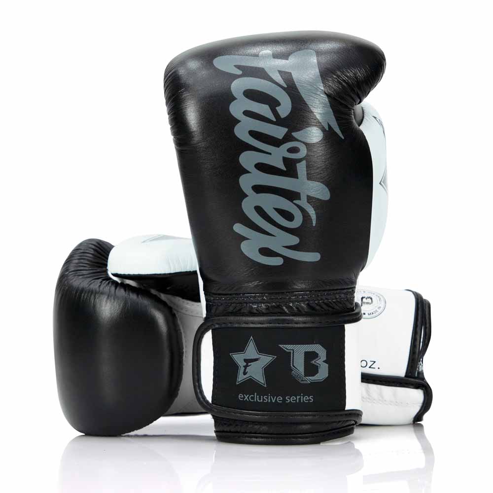 Fairtex Booster Kickbokshandschoenen FXB BG V2 BK WH (FXB-BG-V2-BK-WH) Fairtex Booster Kickbokshandschoenen FXB BG V2 BK WH (FXB-BG-V2-BK-WH)
