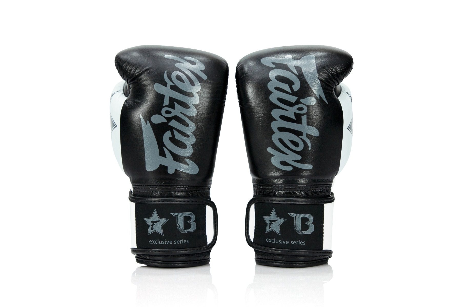 Fairtex Booster Kickbokshandschoenen FXB BG V2 BK WH (FXB-BG-V2-BK-WH)