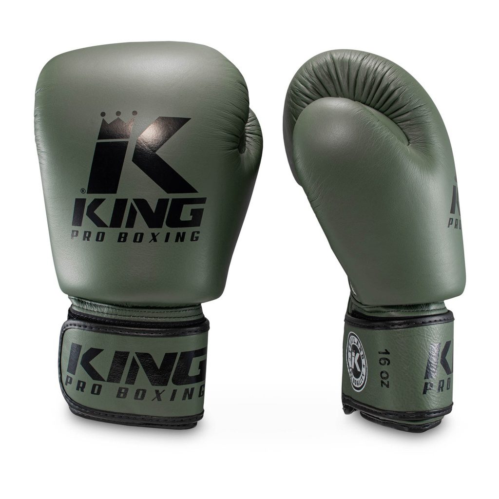 King Pro Boxing Kickbokshandschoenen Militair (KPB BGVL 3 MILITARY) King Pro Boxing Kickbokshandschoenen Militair (KPB BGVL 3 MILITARY)