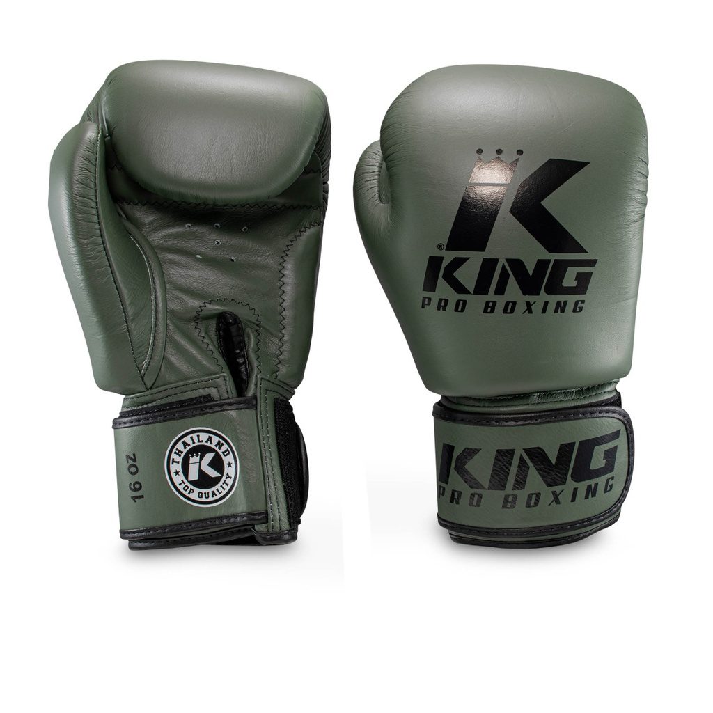 King Pro Boxing Kickbokshandschoenen Militair (KPB BGVL 3 MILITARY) King Pro Boxing Kickbokshandschoenen Militair (KPB BGVL 3 MILITARY)