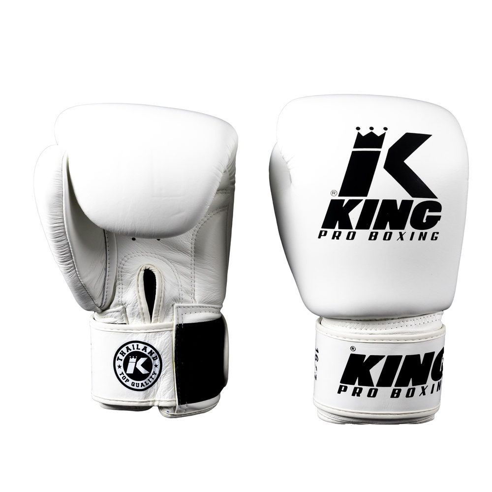 King Pro Boxing Kickbokshandschoenen Wit (KPB BGVL 3 WHITE) King Pro Boxing Kickbokshandschoenen Wit (KPB BGVL 3 WHITE)