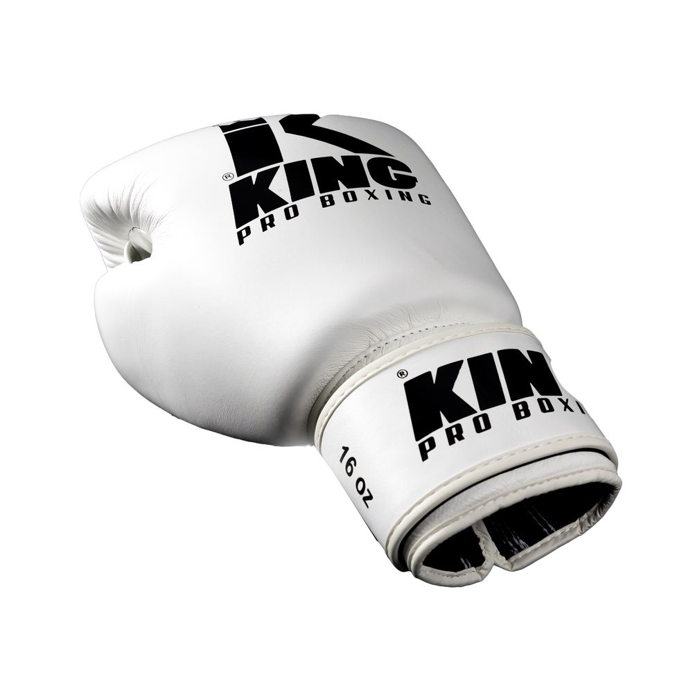 King Pro Boxing Kickbokshandschoenen Wit (KPB BGVL 3 WHITE) King Pro Boxing Kickbokshandschoenen Wit (KPB BGVL 3 WHITE)