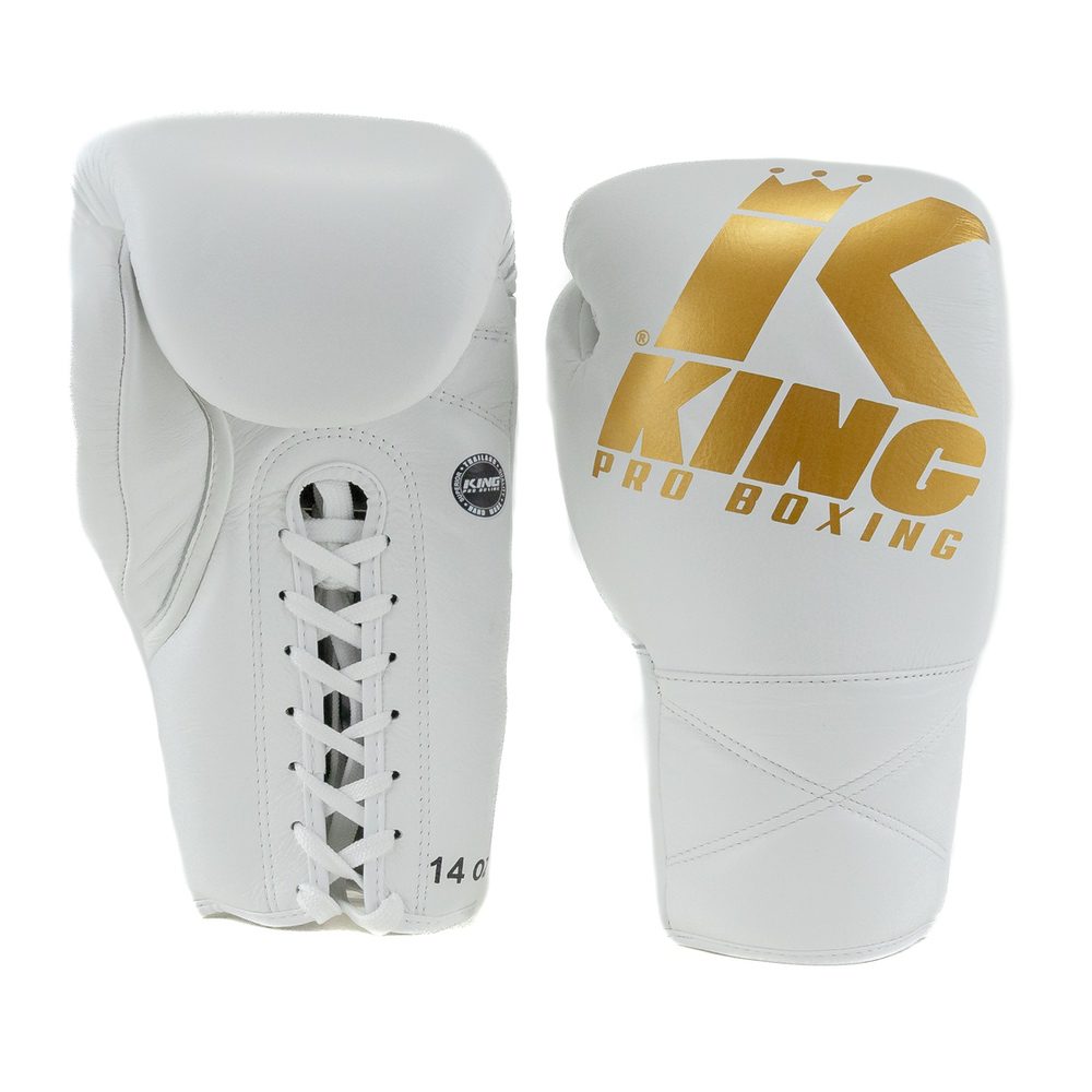 King Pro Boxing Kickbokshandschoenen XK Series (KPB XK LU WHITE GOLD) King Pro Boxing Kickbokshandschoenen XK Series (KPB XK LU WHITE GOLD)