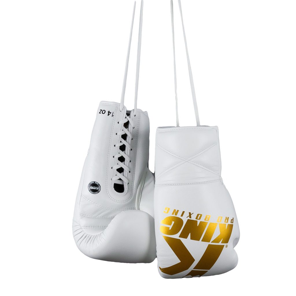 King Pro Boxing Kickbokshandschoenen XK Series (KPB XK LU WHITE GOLD) King Pro Boxing Kickbokshandschoenen XK Series (KPB XK LU WHITE GOLD)