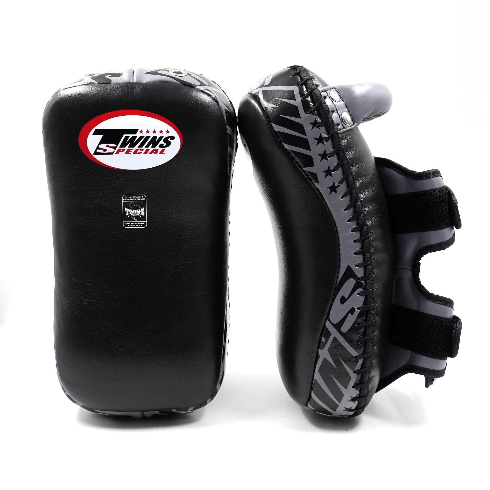 Twins Special Thai Pads Zwart Grijs (KPL-12 BLACK GREY L) Twins Special Thai Pads Zwart Grijs (KPL-12 BLACK GREY L)