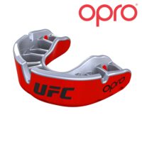 UFC Gebitsbeschermer OPRO Gold Red Metal Silver (OPRO GOLD RED METAL SILVER)