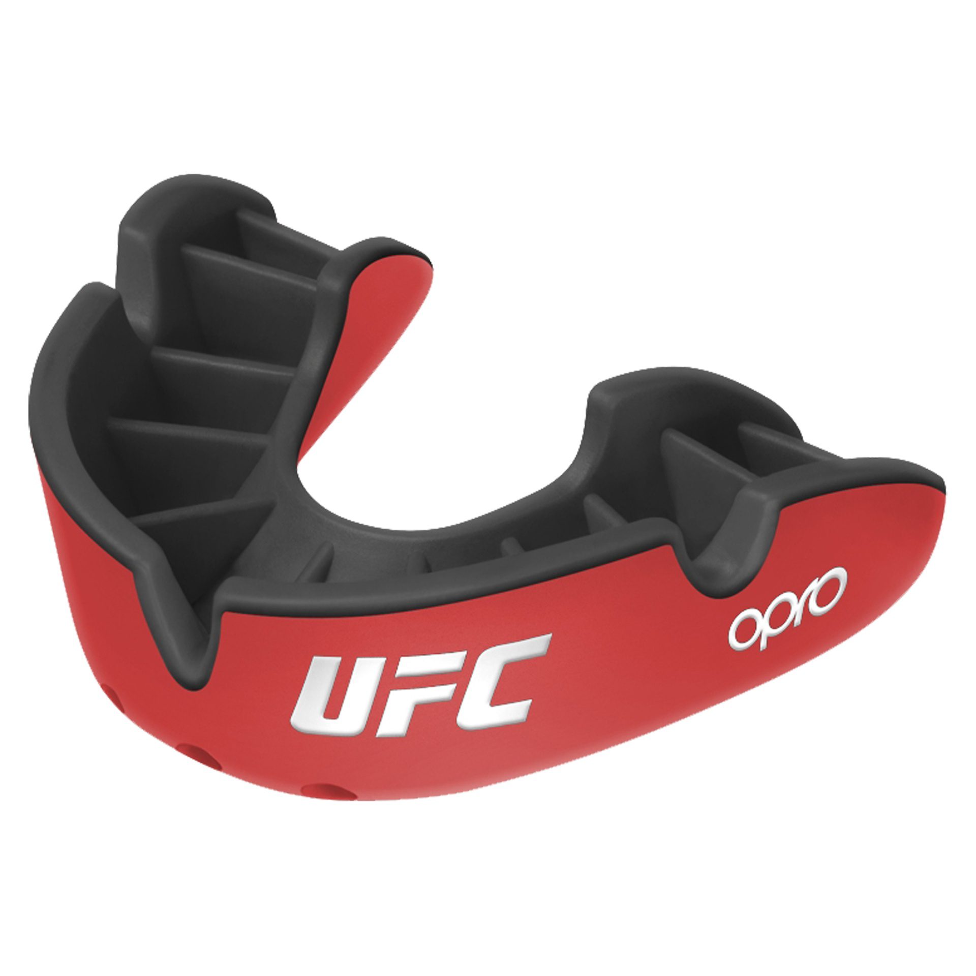 UFC Gebitsbeschermer OPRO Silver JR Rood Zwart (OPRO SILVER JR RED BLACK)