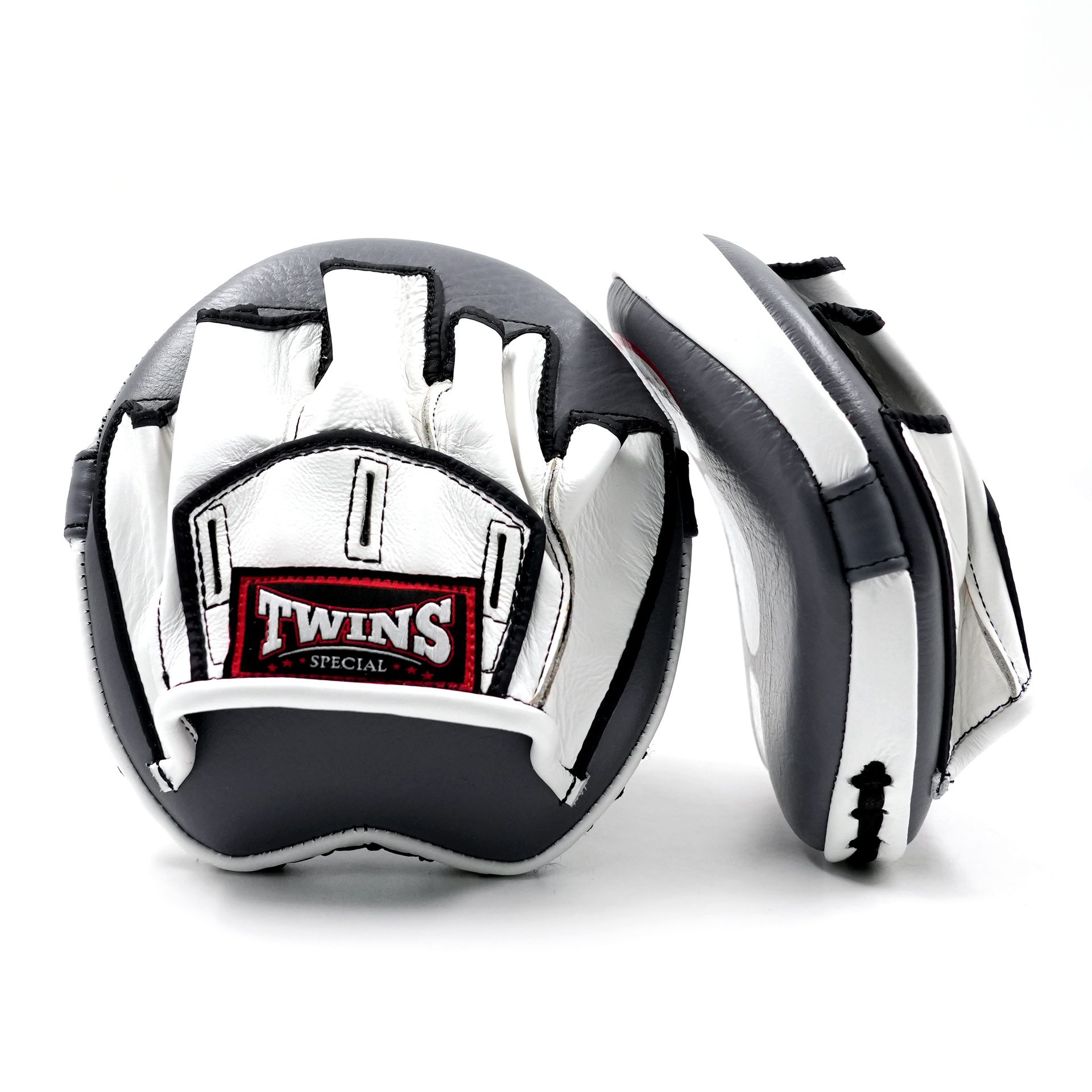 Twins PML13 Speed Mitts Leer Grijs Wit (PML-13-GREY-WHITE)