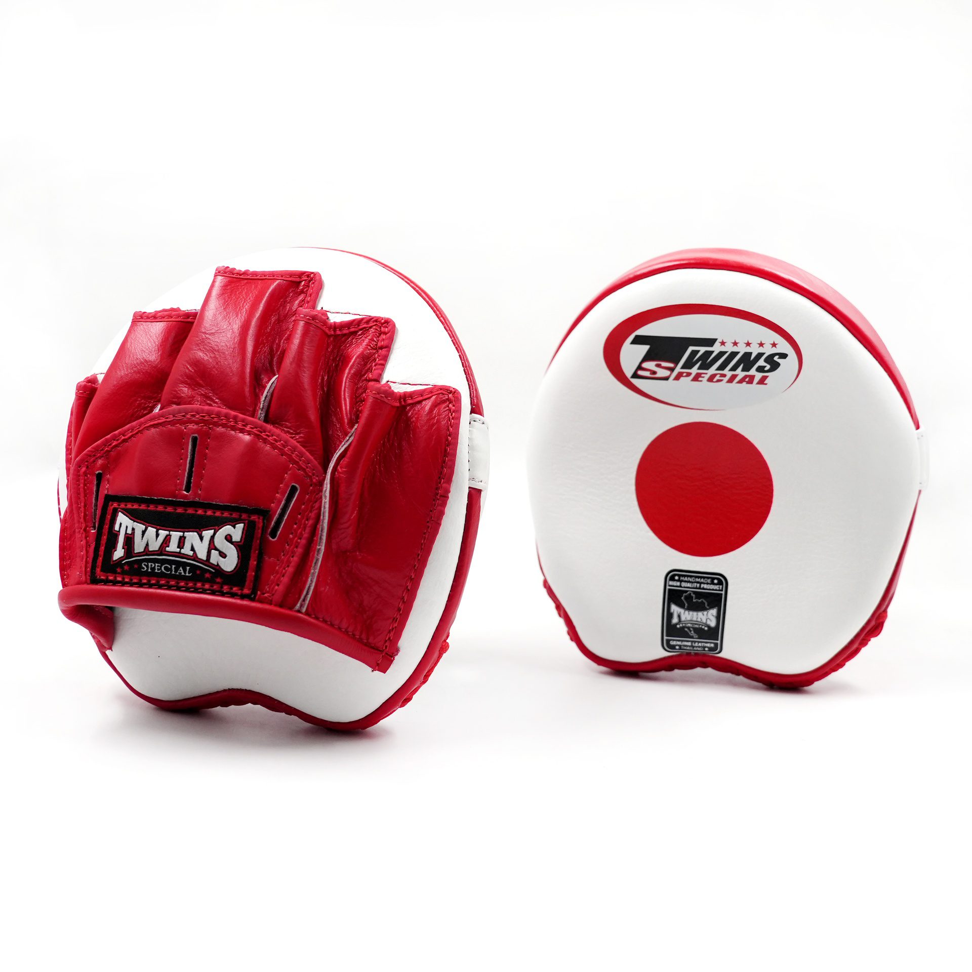 Twins PML13 Speed Mitts Leer Wit Rood (PML 13 WHITE RED) Twins PML13 Speed Mitts Leer Wit Rood (PML 13 WHITE RED)