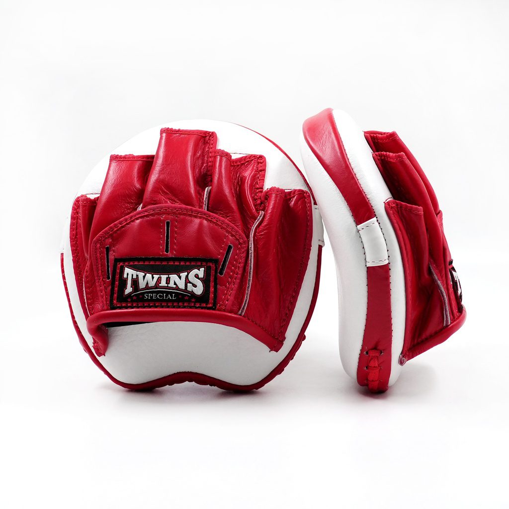 Twins PML13 Speed Mitts Leer Wit Rood (PML 13 WHITE RED) Twins PML13 Speed Mitts Leer Wit Rood (PML 13 WHITE RED)