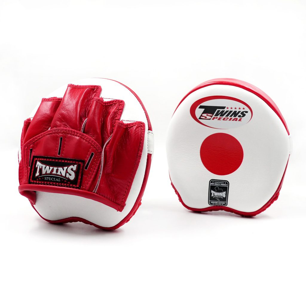 Twins PML13 Speed Mitts Leer Wit Rood (PML 13 WHITE RED) Twins PML13 Speed Mitts Leer Wit Rood (PML 13 WHITE RED)