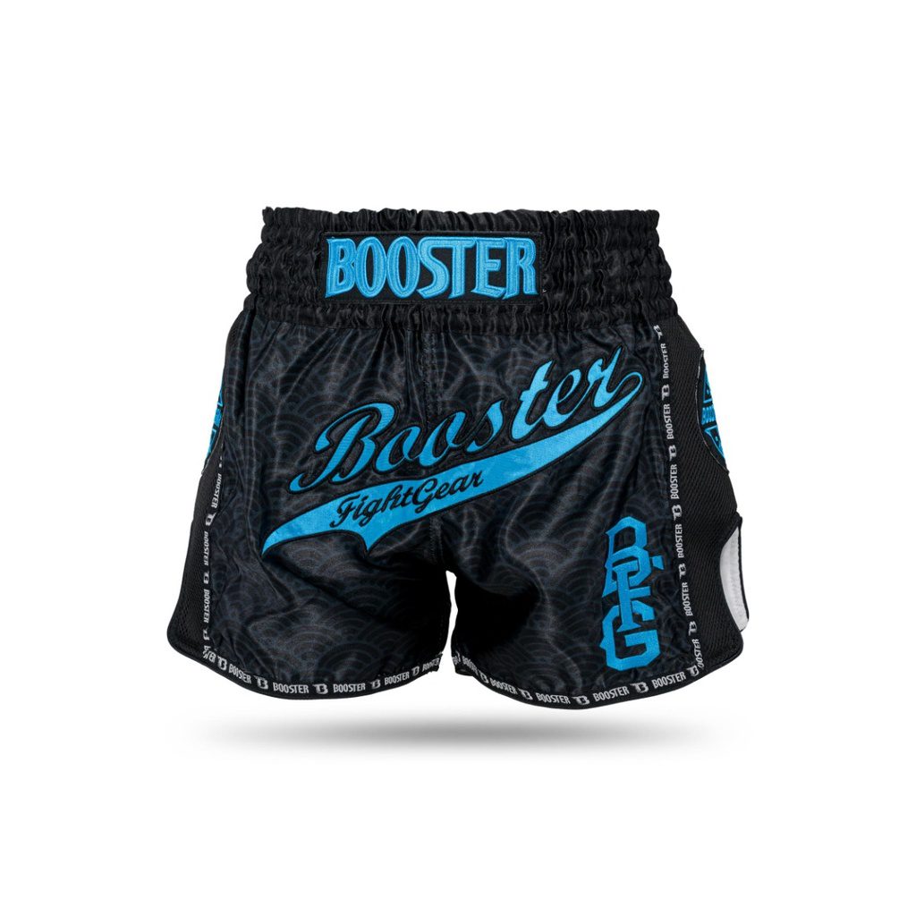 Booster Kickboksbroekje Slugger Wave BK-BL (TBT SLUGGER WAVE BK BL) Booster Kickboksbroekje Slugger Wave BK-BL (TBT SLUGGER WAVE BK BL)