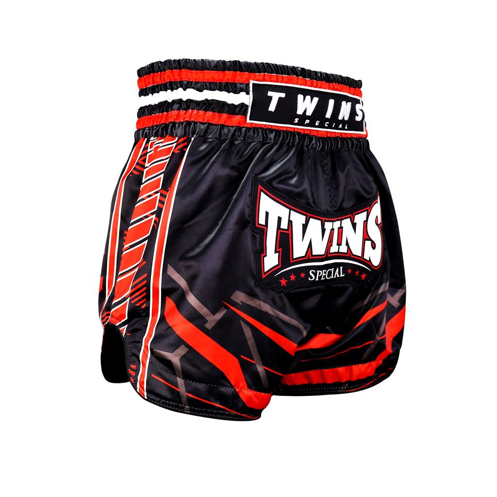 Twins Special Muay Thai Kickboksbroekje Zwart Rood (TTBL RACING BLACK RED) Twins Special Muay Thai Kickboksbroekje Zwart Rood (TTBL RACING BLACK RED)