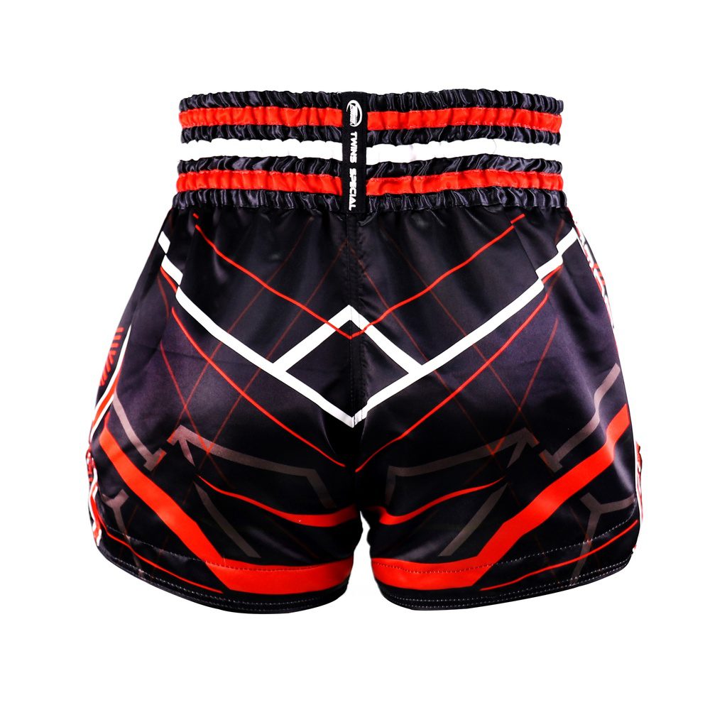 Twins Special Muay Thai Kickboksbroekje Zwart Rood (TTBL RACING BLACK RED) Twins Special Muay Thai Kickboksbroekje Zwart Rood (TTBL RACING BLACK RED)