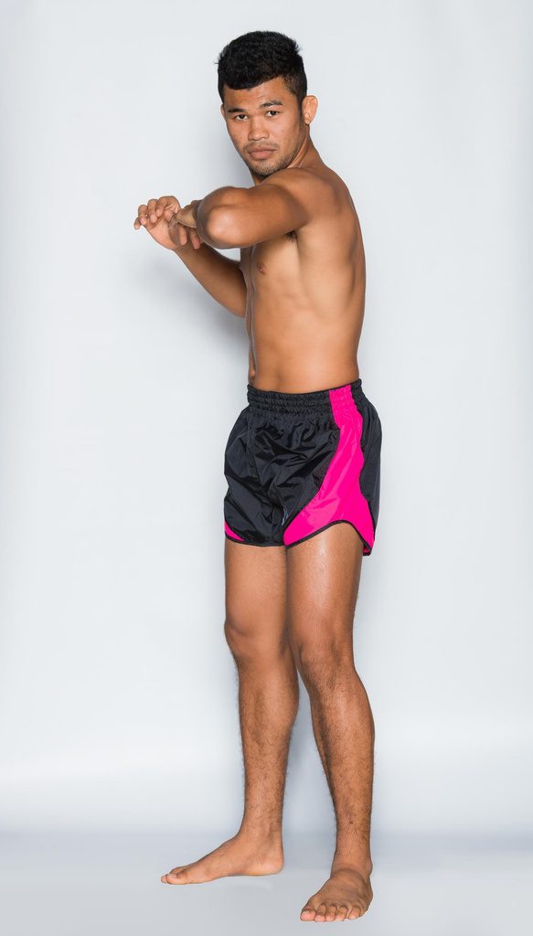 Booster Retro Hybrid Kickboksbroekje Dames (RETRO HYBRID BL PI) Booster Retro Hybrid Kickboksbroekje Dames (RETRO HYBRID BL PI)