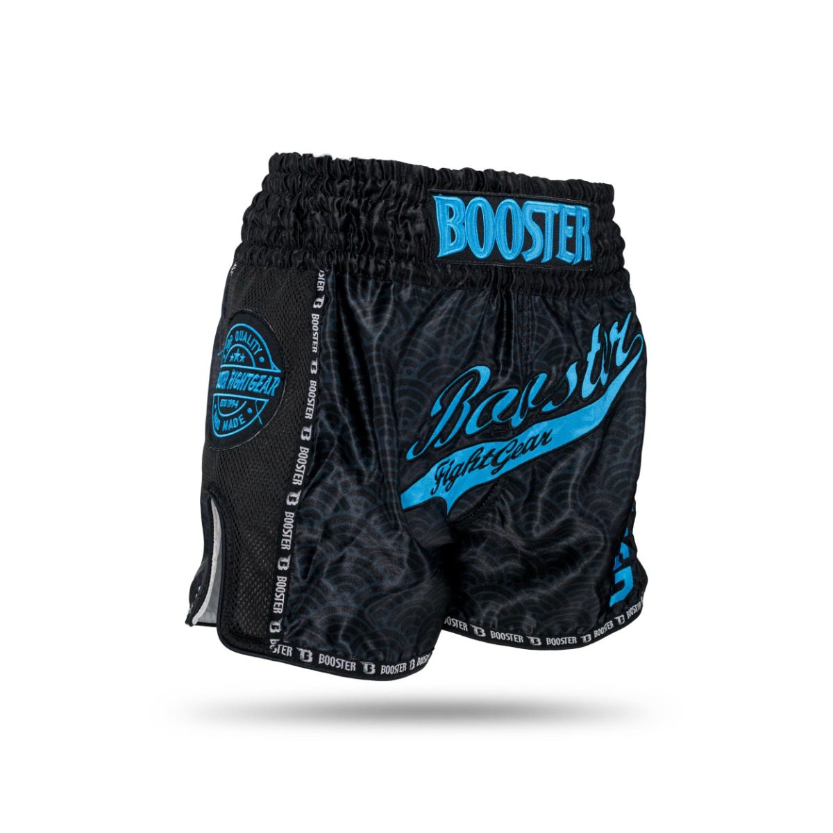 Booster Kickboksbroekje Slugger Wave BK-BL (TBT SLUGGER WAVE BK BL) Booster Kickboksbroekje Slugger Wave BK-BL (TBT SLUGGER WAVE BK BL)