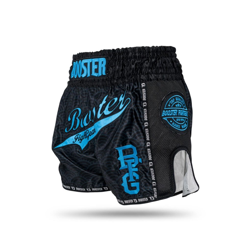 Booster Kickboksbroekje Slugger Wave BK-BL (TBT SLUGGER WAVE BK BL) Booster Kickboksbroekje Slugger Wave BK-BL (TBT SLUGGER WAVE BK BL)
